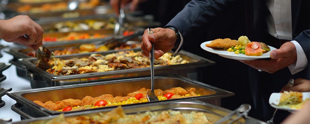 people-group-catering-buffet-food-indoor-luxury-restaurant-with-meat-colorful-fruits-vegetables